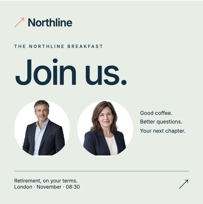 Northline client breakfast invitation concept